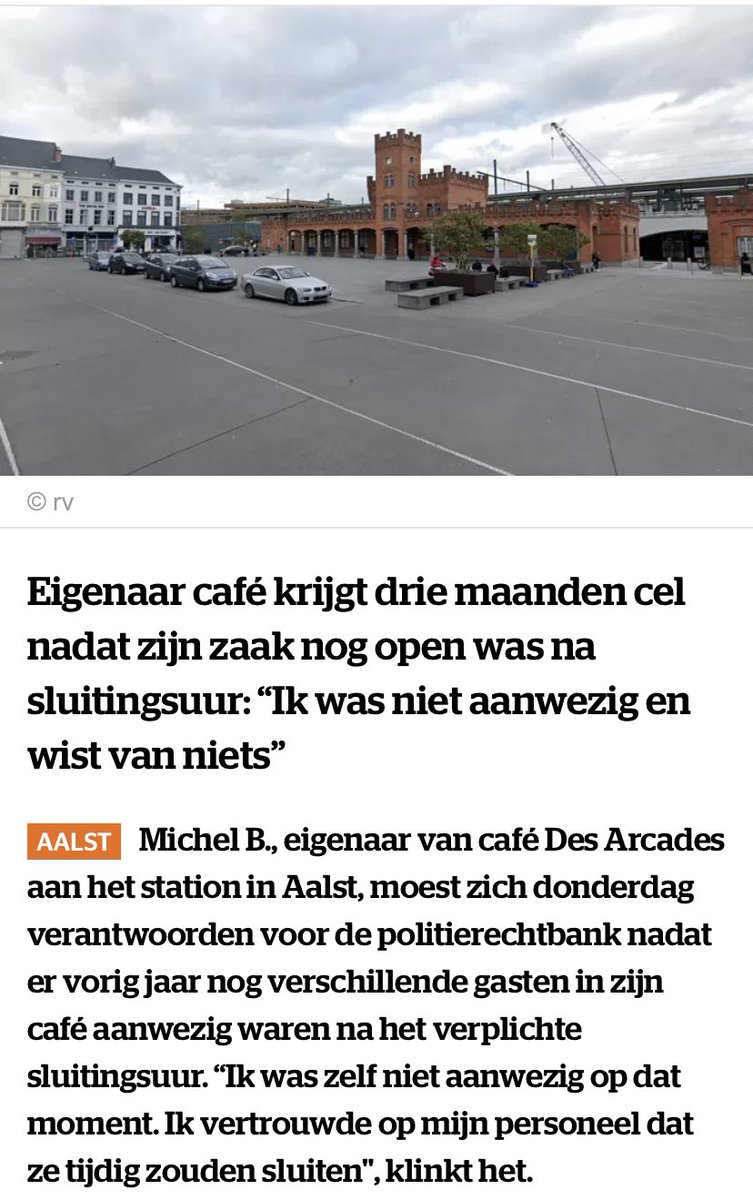 Kinderverkrachters: voorwaardelijke straf en therapie.

Cafébaas die nog klanten in zijn café had na het sluitingsuur: celstraf van drie maanden en een boete van 4.000 euro.

Je hoeft echt geen penalist of criminoloog te zijn, om te zien dat ons strafrecht absurd is.