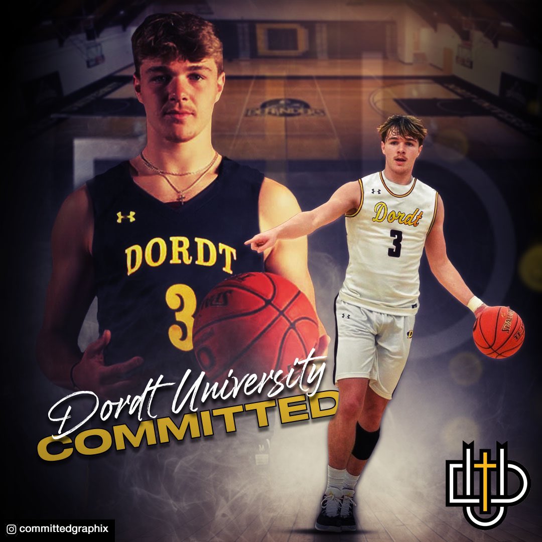 COMMITTED⚪️⚫️🟡 Extremely excited to announce that I will be continuing my academic and basketball career at Dordt University!! <a href="/DordtHoops/">Dordt Men’s Basketball</a> Let’s get to work!!