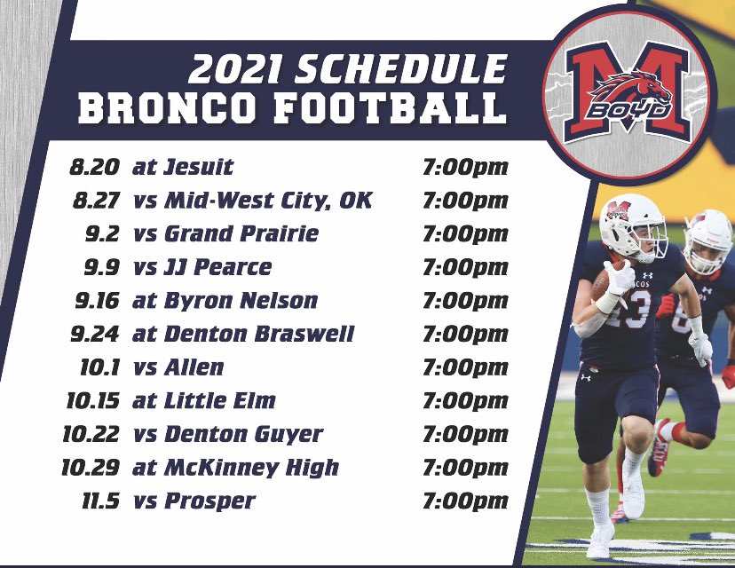 🔴RED NATION, THE WAIT IS FINALLY OVER🔴
Scrimmage tomorrow @ Jesuit
❗️START TIME HAS BEEN CHANGED TO 5:30, BE THERE❗️
#GoBroncos