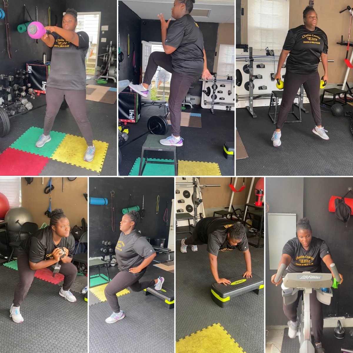 CharlesCtyElite's tweet photo. The Roadrunner show continues...!!! Great job, way to represent!!
#NazaraMuhammad2023🏋🏽♀️
#ElizabethSetonSoftball🥎 💪🏾
#CharlesCountyEliteProduct💙💛 https://t.co/tVjNA7yZHd