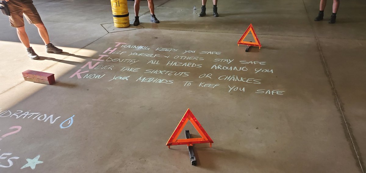 Howell Rookie Camp this morning.
"Breakdown Safety Procedure" Safety in every situation.