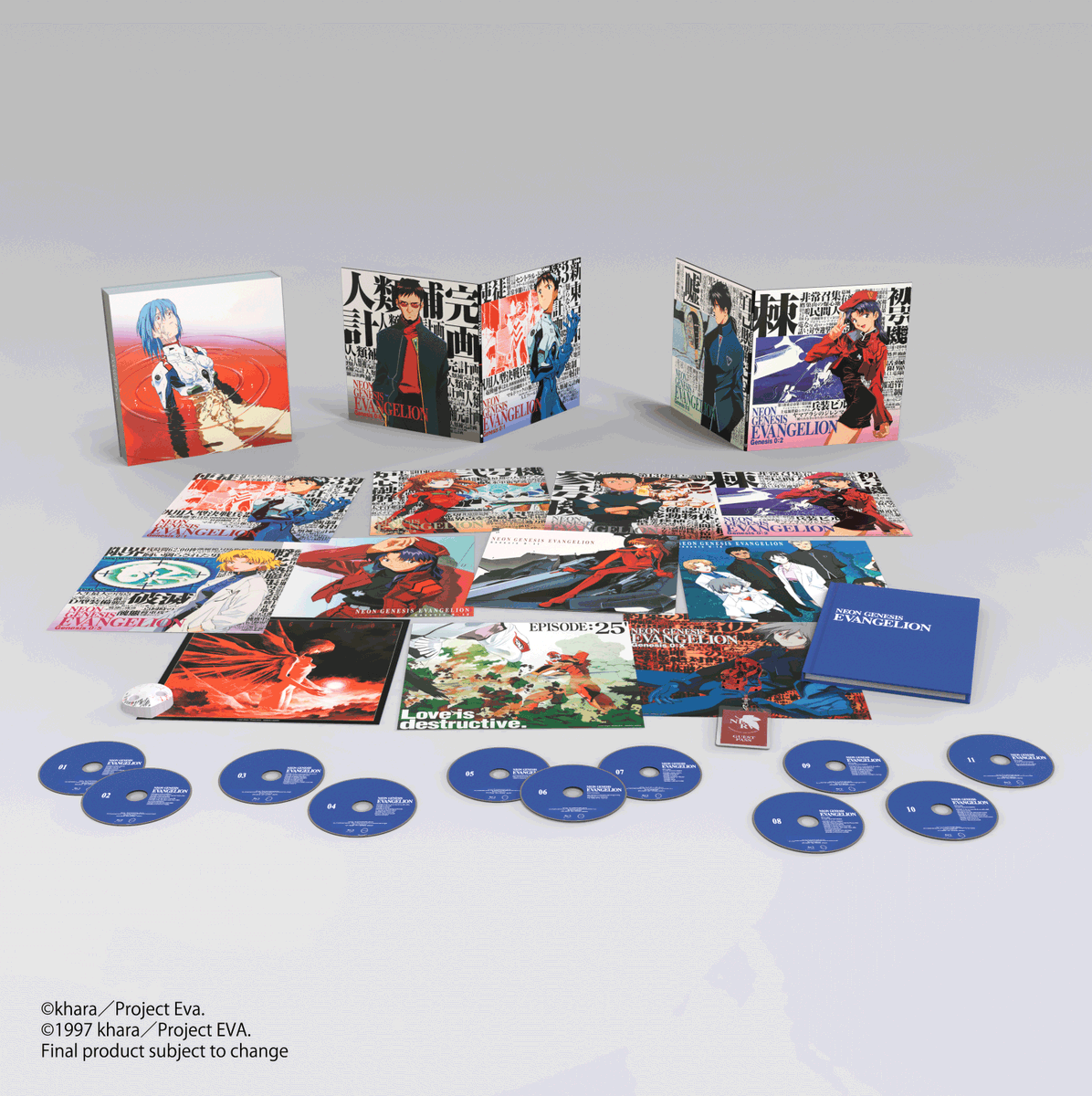 GKIDSfilms's tweet photo. The NEON GENESIS EVANGELION Ultimate Edition is now open for pre-orders! 

▸ Exclusive Packaging &amp; Artwork
▸ Bonus Classic Dub &amp; Subtitled Versions
▸ 156-Page Book 
▸ Art Boards 
▸ Paperweight &amp; ID Card

#EVANGELIONUltimate
Pre-order: https://t.co/MN2UaYop32 https://t.co/rea8cpwlUb