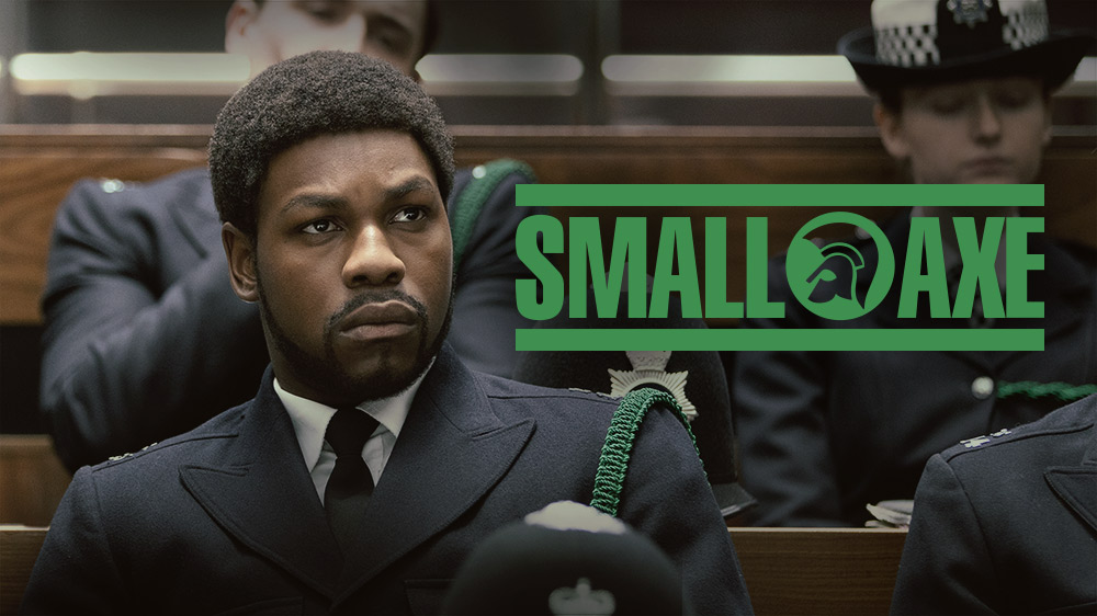 BritainsBest's tweet photo. SMALL AXE, the powerful anthology film series conceived and directed by Academy Award winner Steve McQueen, is now available to own at BBC SHOP. 
US: https://t.co/heiq3RolNC
CA: https://t.co/zQUVHtlwSL https://t.co/x7dGUo8V9M