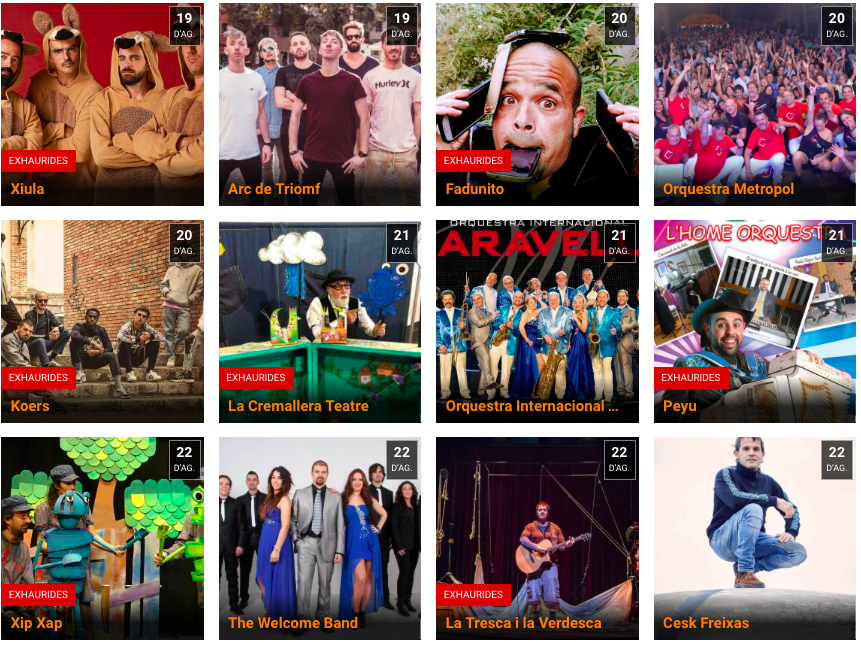 AjAlpicat's tweet photo. 🎟️🎫 Encara queden entrades per alguns espectacles de la Festa Major d’Alpicat.
👉Us deixem l’enllaç - https://t.co/9pyCD4dIml https://t.co/QAxI5Lf9SR