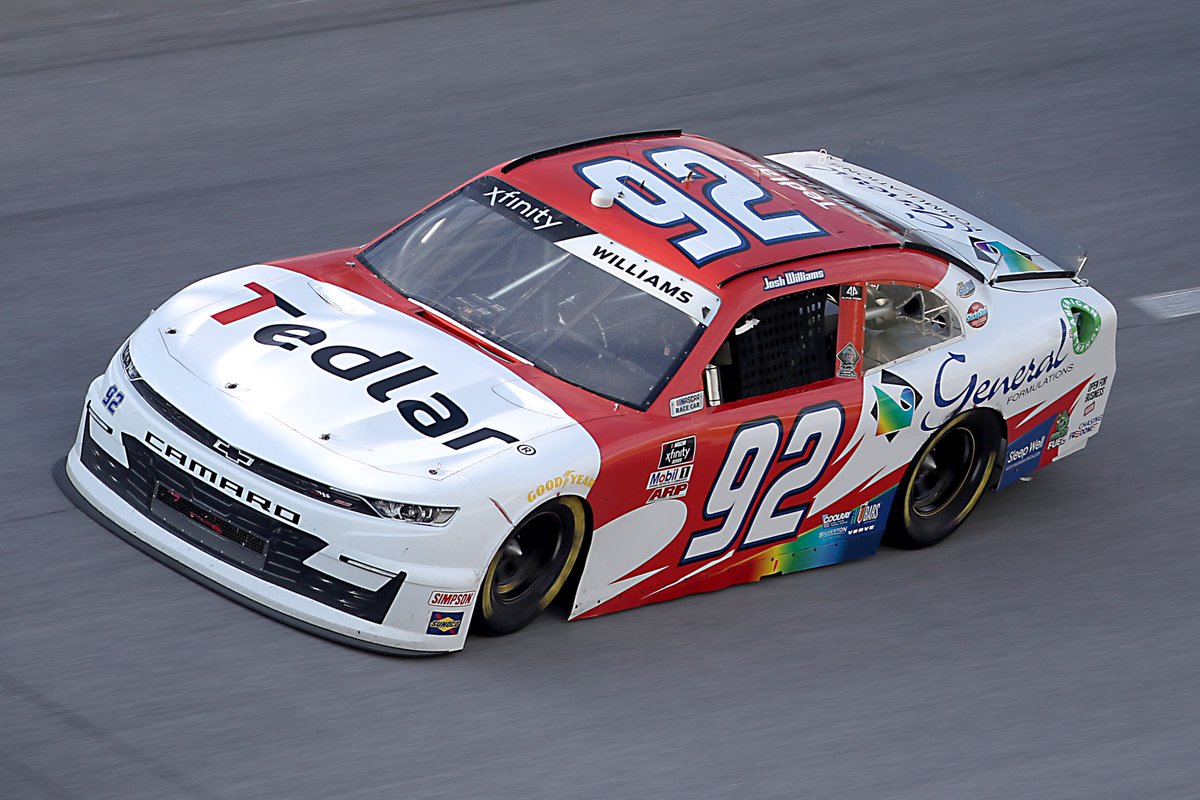 Josh6williams's tweet image. ⌛️ Throwback Thursday

Today&apos;s throwback takes us back to @TALLADEGA on June 20, 2020 with #GeneralFormulations on the side! 

#NASCAR