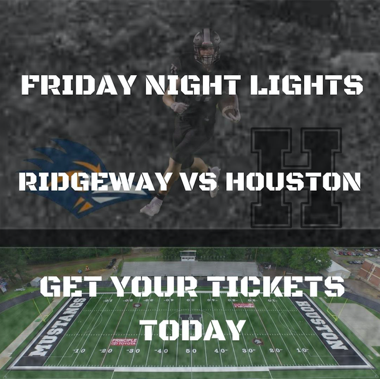 HHSMustangs's tweet photo. Tomorrow Night 
Come &amp; Support Our Mustangs 
Ridgeway at Houston 7:00
Order Your Tickets Today!!!
https://t.co/aDhu4GgS6d https://t.co/VfPjj56GQB