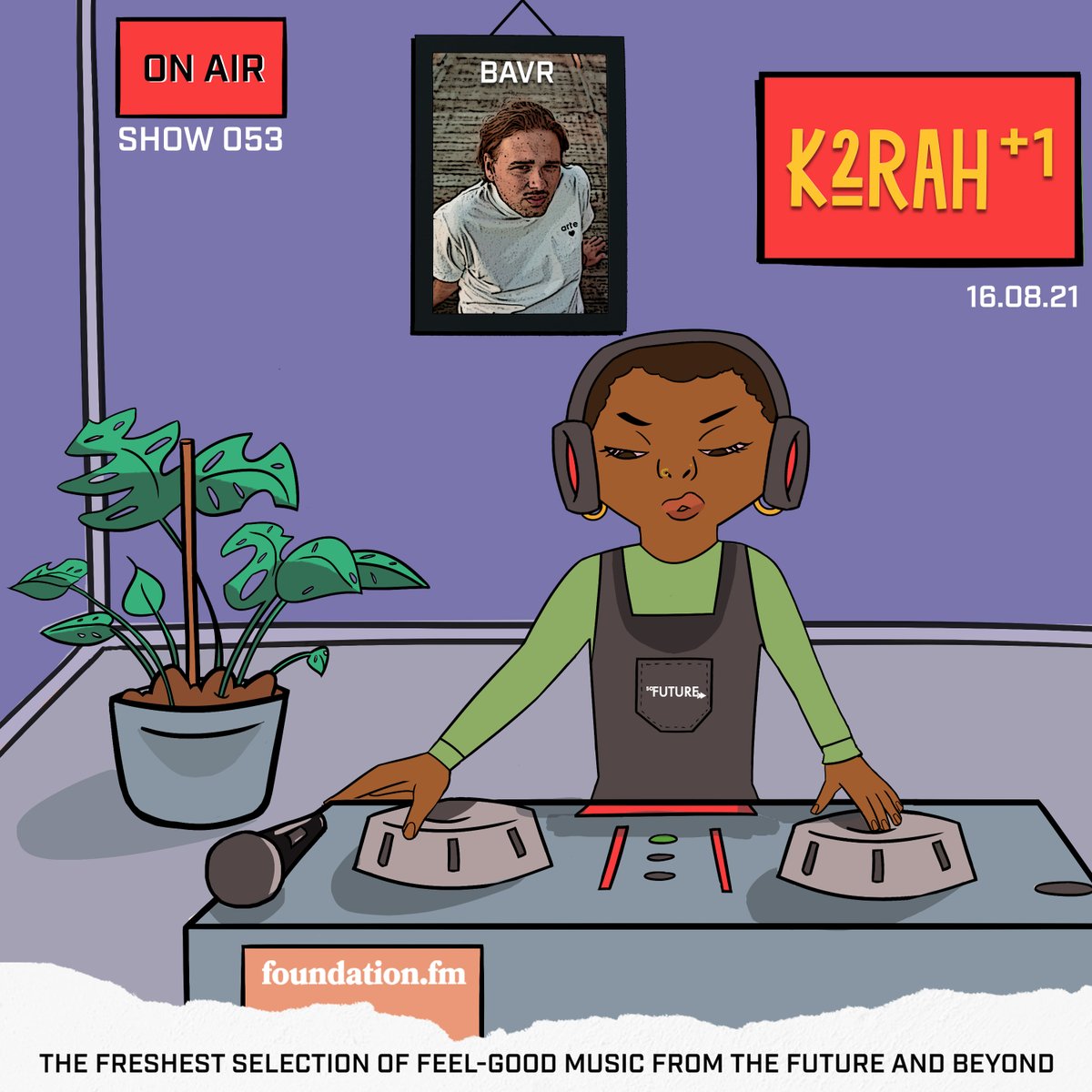 k2rah_'s tweet photo. I got back in the @foundation_fm studio and played 2hrs straight of the *best* alt rnb, hip hop &amp; club sounds from some of the best emergng artists and producers around.

plus 🇧🇪 BAVR dropped off a So Future g mix full of rnb edits. enjoy!

▶️ https://t.co/f18377BlJs https://t.co/7l6rJRHyDY