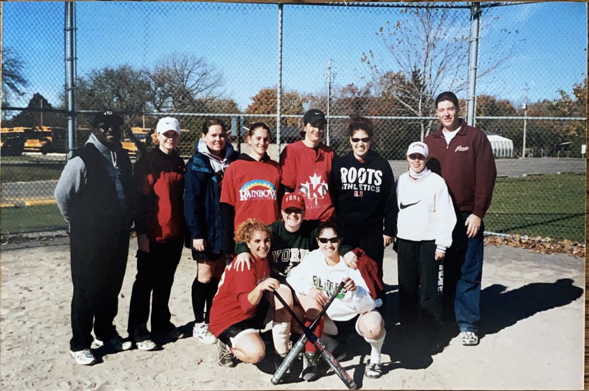 Ontario University Softball (@ous_softball) on Twitter photo In celebration of the 20th anniversary of the #OIWFA, we’ve got some history to share: ⬇️ <a href="/YorkUFastball/">York U Fastball</a> team in 2000 - the first university team who started with an exhibition game against <a href="/MoMountaineers/">Mohawk Mountaineers</a> softball. Thanks to OIWFA pioneer <a href="/DanielleAPierre/">Mrs. Pierre</a> for this memory! In celebration of the 20th anniversary of the #OIWFA, we’ve got some history to share: ⬇️ <a href="/YorkUFastball/">York U Fastball</a> team in 2000 - the first university team who started with an exhibition game against <a href="/MoMountaineers/">Mohawk Mountaineers</a> softball. Thanks to OIWFA pioneer <a href="/DanielleAPierre/">Mrs. Pierre</a> for this memory!