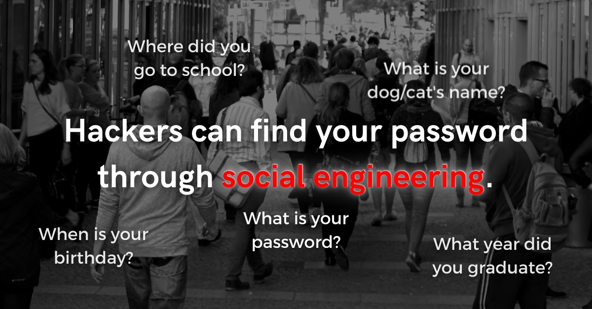ZartechInc's tweet photo. Hackers can find your password by asking you a few simple questions. Protect yourself from #SocialEngineering by being aware how people can take advantage of your trust.
https://t.co/bc4z9h32OI
#Cybersecurity #RiskManagement #InfoSec #InformationSecurity #Cyberator #Zartech https://t.co/NvQqDqQKfB