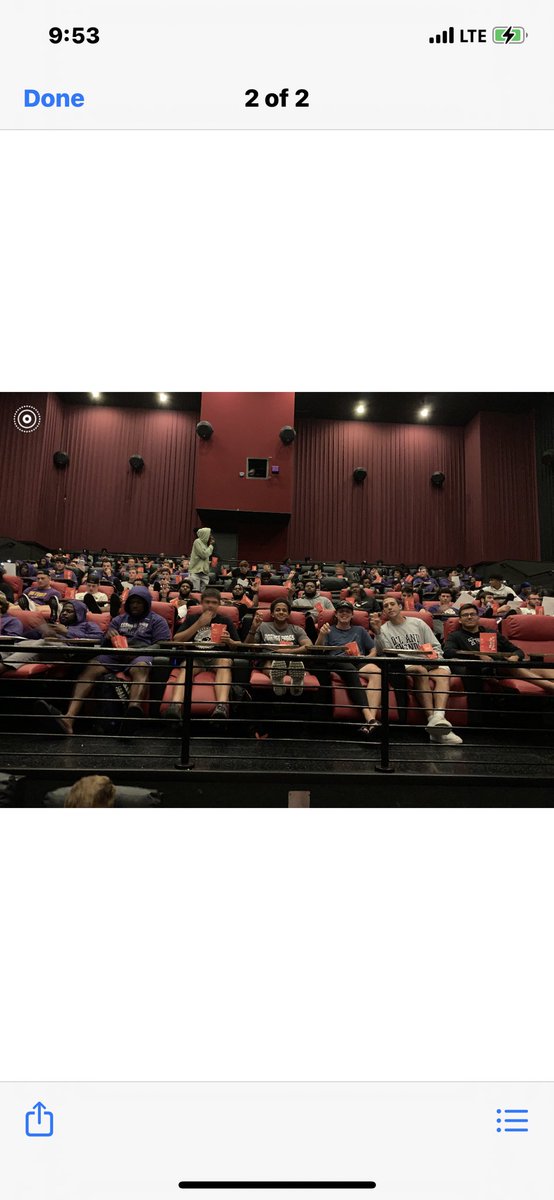 TCU Football Movie And Bonding night! #12MightyOrphans is a great movie, great message on life!