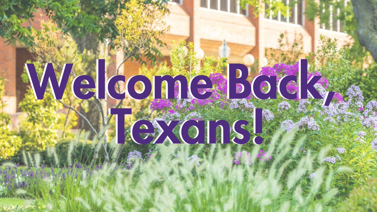 To all of our new and returning graduate students, welcome 💜 

We hope you all have a great first day of class and an even better semester!