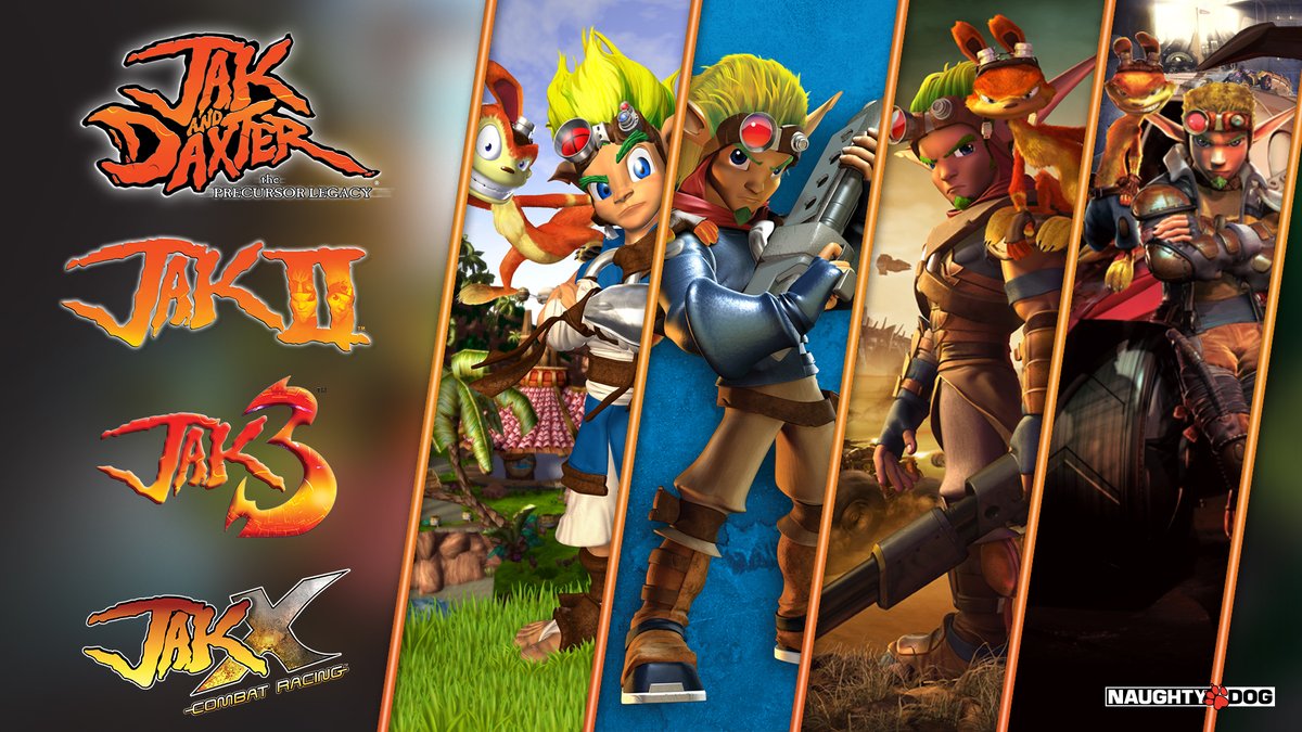 Naughty_Dog's tweet photo. ✅ Best friends getting things done
✅ Action-packed adventure
❌ Daxter getting taller than 2 feet and wearing pants

Experience the classic adventures of every single Jak and Daxter game! Now 50% off with @PlayStation's Games Under $20 sale: https://t.co/HkLia6IUQ3 https://t.co/cQZ7ijSoGa