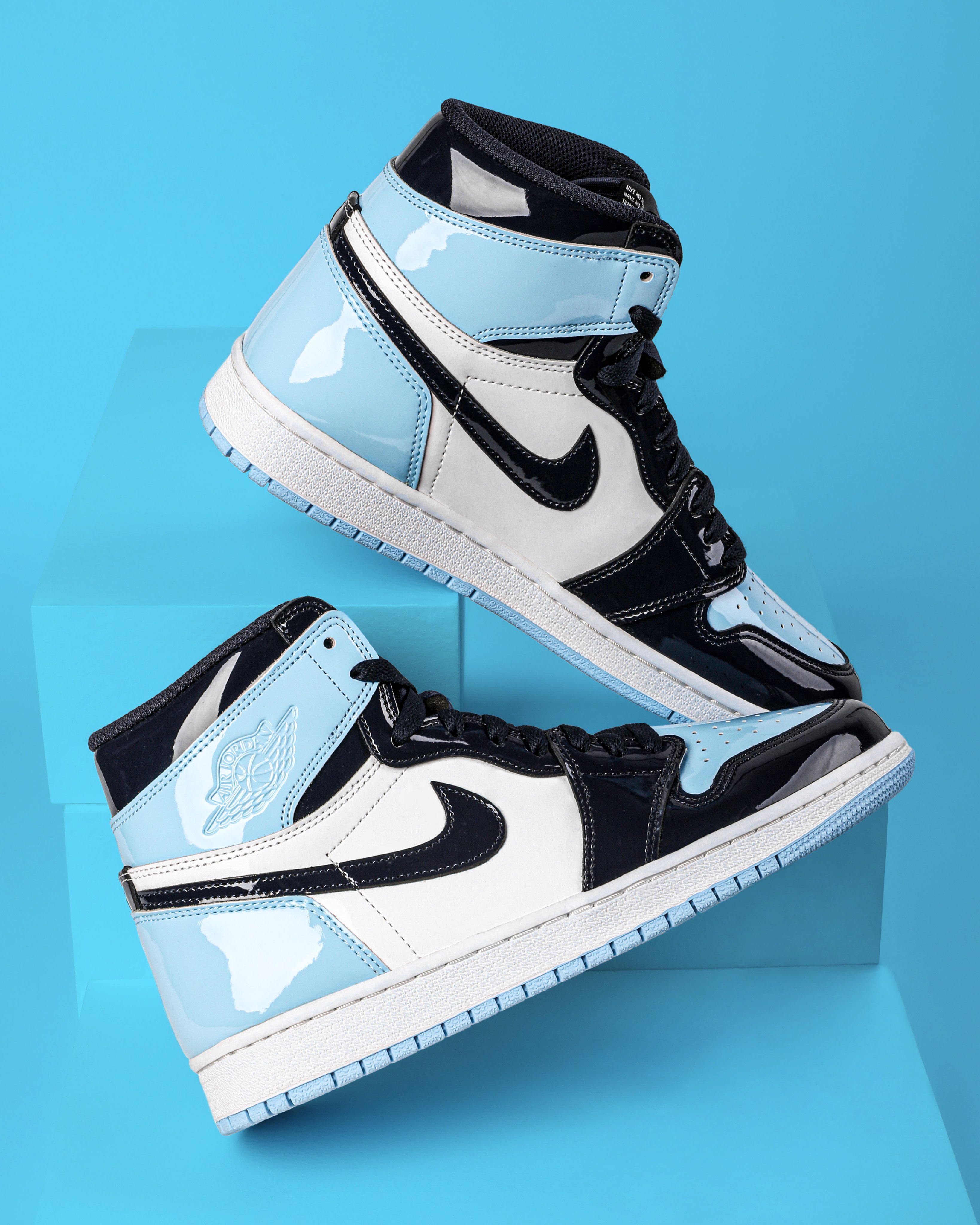 Air jordan 1 clearance obsidian blue chill white