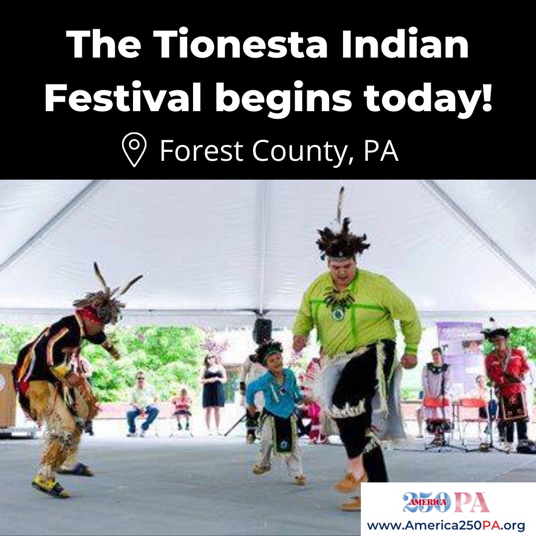 America250_PA's tweet photo. The Tionesta Indian Festival is starting today in #ForestCounty! The festival has a wide variety of #EPIC events to offer between the 19th to the 22nd. Be sure to stop by if you're in the area! #PAProud #America250PA #EveryCounty

📸Courtesy of Tionesta Indian Festival📸 https://t.co/gCEKnEzHT5