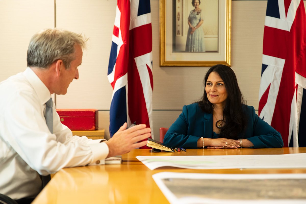 Priti Patel MP tweet media