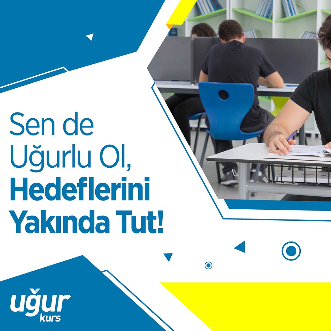 Yarım asrı aşkın deneyimimiz ile sayısız mutlu sonuca ulaşan öğrencilerimizin arasına sen de katıl, hedeflerini yakınında tut! 

#UğurKursKazandırır