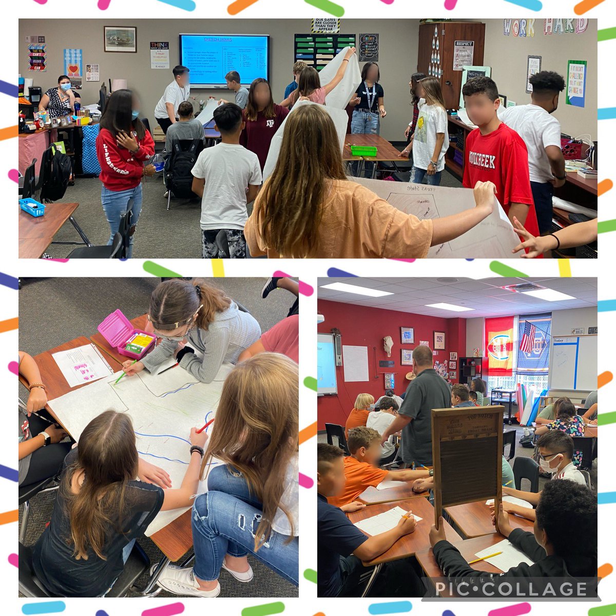 JamieCallaway's tweet photo. Great things happening in social studies classrooms today! Inquiry, hands-on, and engaging lessons and community building. #wchowlout @Doc_Lowry @katyisd @KISDSocStudies https://t.co/mPHyc2vpfX
