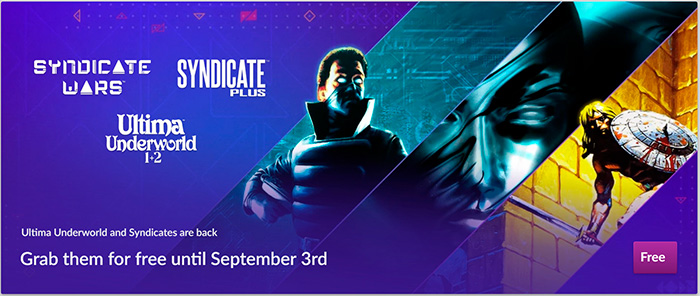 Madrigeek's tweet image. ¿Ya canjeaste los #juegosgratis que ofrece gog.com para ti? #SyndicateWar y #SyndicatePlus están disponible junto a #UltimaUnderworl 1-2 hasta Septiembre🤑🆓🎮🙀