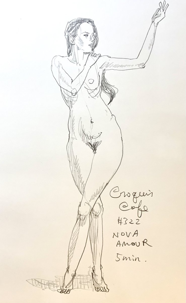 #croquiscafe 
322 Nova D'amour
嗚呼・・接地感哉。 