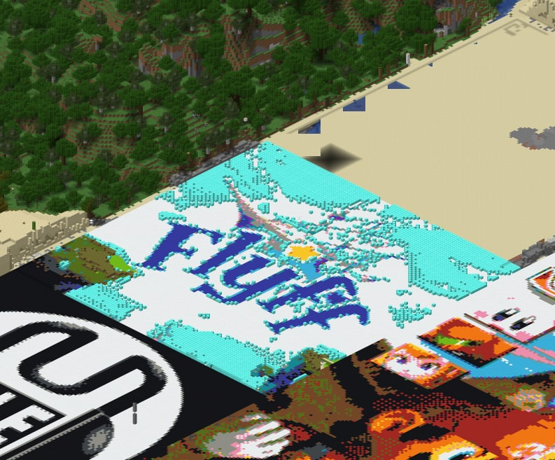 D4rKT1mmy's tweet photo. My third attempt to create a mapart in Minecraft.
This time it's the #FlyffProjectM Discord logo. =)
#Minecraft #Mapart #FlyFF #フリフオンライン #フリフ #JPFlyff #夢想飛飛 #飞飞 #프리프 https://t.co/KzKveWsObw