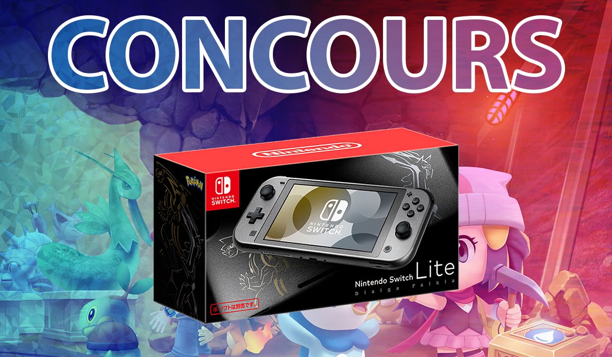 🎁#Concours
➡️À l'occasion de la sortie prochaine de Pokémon BDSP, une Nintendo Switch Lite Dialga &amp; Palkia est à gagner
➡️Pour participer : 
• RT le tweet
• Follow <a href="/Pokekalos/">Pokekalos</a>
 • Tag un ami pour l'inviter à participer

Tirage au sort avant la sortie. Bonne chance à tous