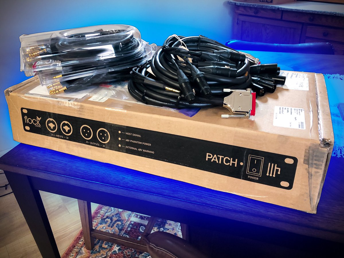 FlockAudio's tweet image. Is there a more beautiful sight?! 😍 Things are about to get next level in @fabvlmusic’s studio! Contact your preferred Flock Audio Dealer or visit flockaudio.com to learn more and order your PATCH Series model today! - #flockaudiopatch #patchsystem #flockaudio #patchbay