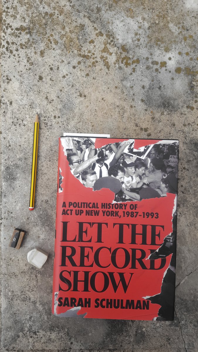 heretikradikal's tweet photo. AIDS prepared us for everything.

—#JackWaters 
*img 2021 #SarahSchulman Let the Record Show. A Political History of ACT UP New York, 1987-1993 
#heretikread #LettheRecordShow https://t.co/HGIhtO2fuo