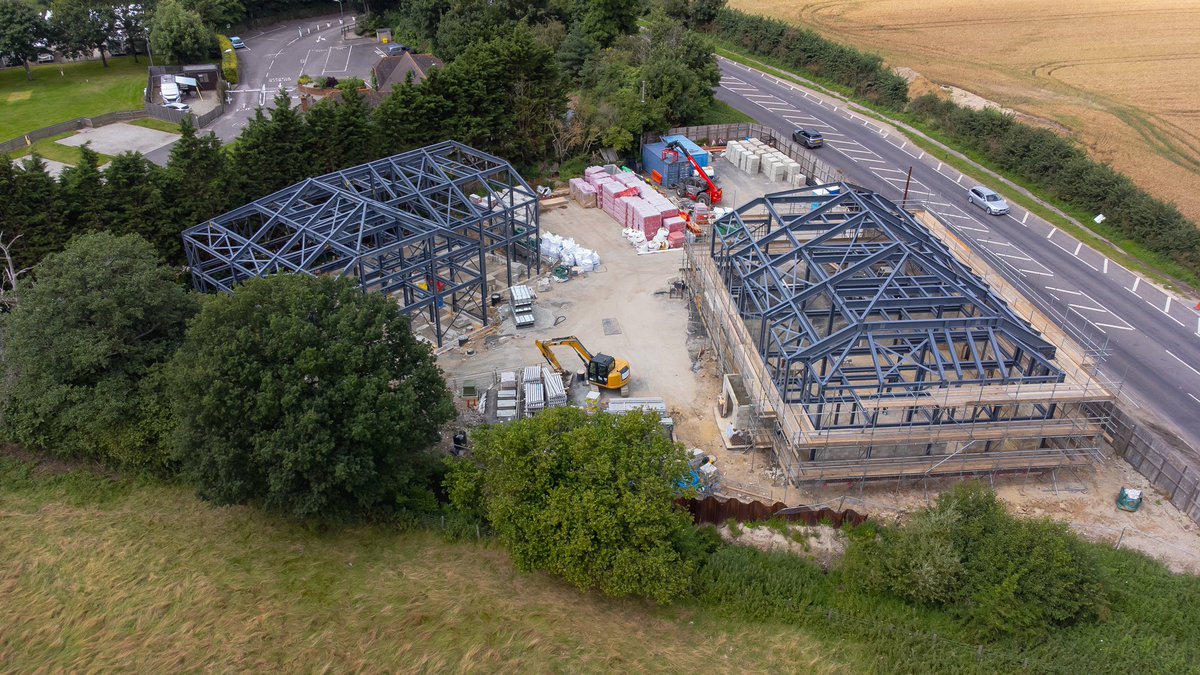 Genco Business Park Progress Photo’s: 
 
After an extensive groundworks, remediation, drainage and piling package of works, the steel frames on units 1 &amp; 2 at the Genco Business Park, are now complete.
 
More progress to come and we shall keep you updated.
