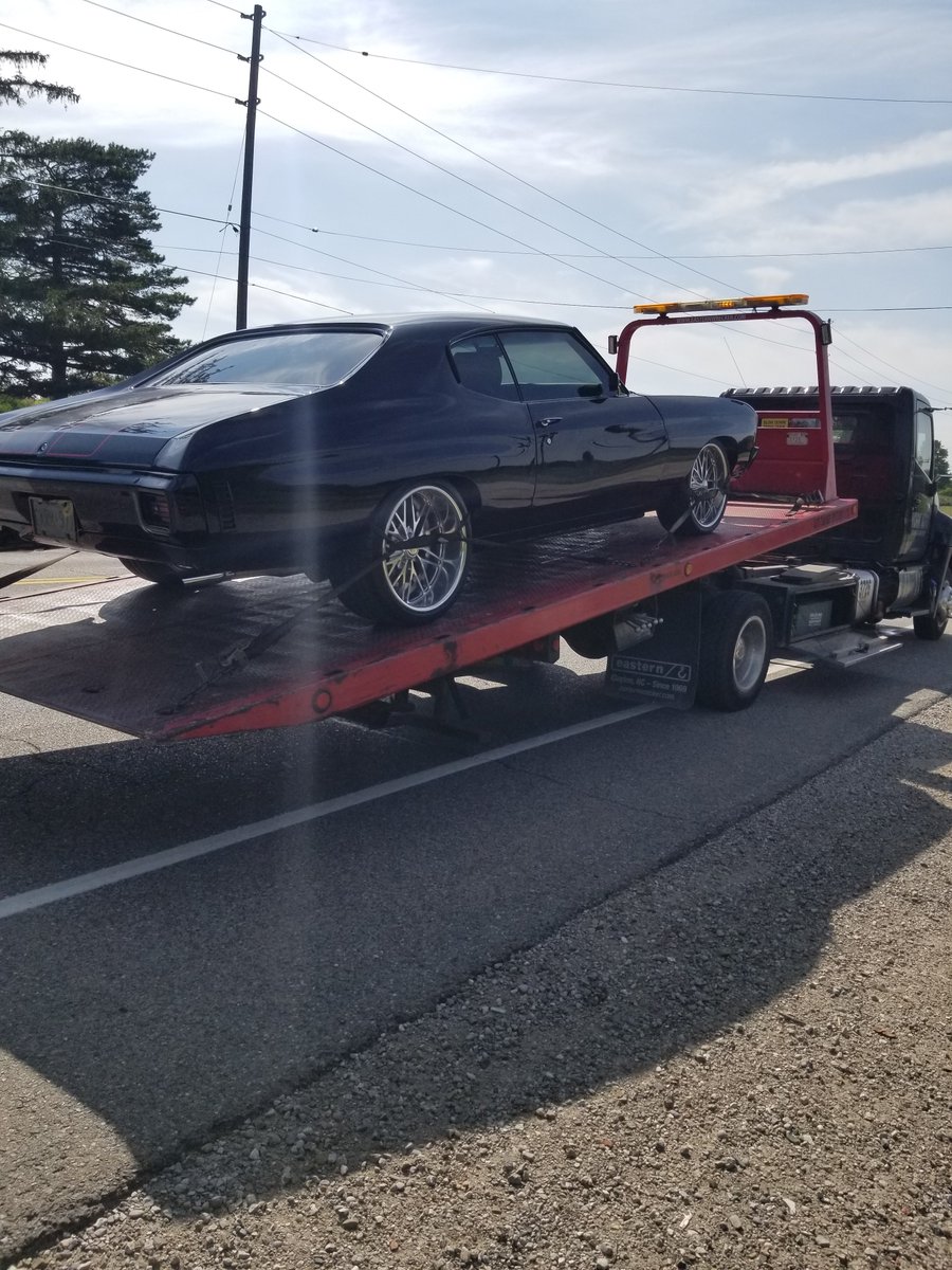 YRP's tweet image. ANOTHER ONE: Our officer clocked this whip doing 140 km/h in a posted 70 km/h zone southbound on Keele Street in King City.

Driver charged with stunt and speeding. License suspended for 7 days. And that sweet ride will sit in time out at the impound for 2 weeks. #RoadSafety