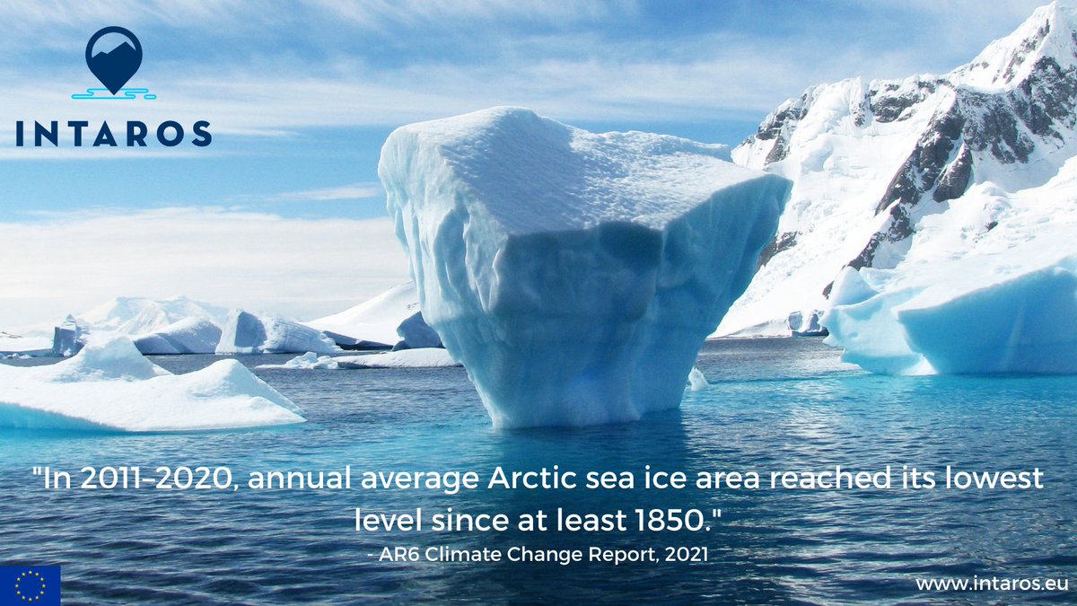 IntarosProject's tweet image. The #Arctic featured strongly in the #IPCCReport  published earlier this month. #INTAROS and other #polar #projects provide insights like these to help deal with the #climate #emergency. @EUPolarCluster  #H2020 #research bit.ly/3m0h5eN