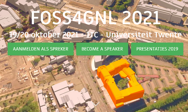 20 oktober organiseert #QGISNL de #QGIS track tijdens @foss4gnl bij @FacultyITC. Wil je iets presenteren over een toepassing, plugin of bijdrage aan de community? Dan kun je je vanaf nu aanmelden. Meer info: qgis.nl/2021/08/19/spr… @osgeonl