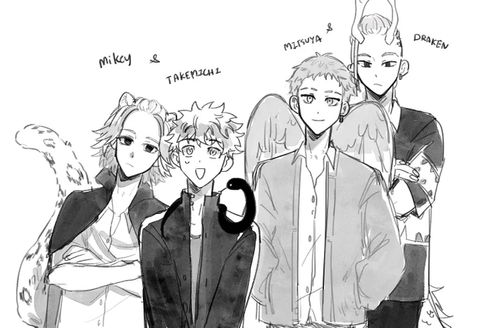 マイ武 | ドラみつ
#ไมกี้ทาเค  #ดรามิตสึ  

กลายเป็นแก๊งAUจีน(??) 🥺💕💕 