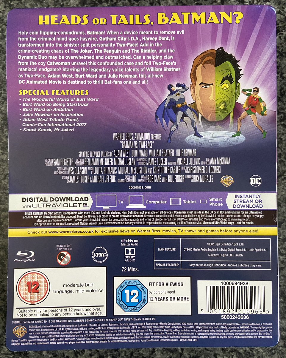 GelNerd's tweet photo. New #steelbook purchase today… #BatmanVsTwoFace https://t.co/bwq9Co6eYS