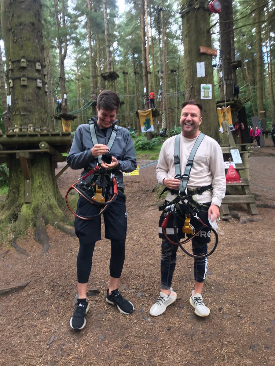 WayneLawlor's tweet photo. What a day #zipline thanks to @meiling_t #plantit 🌳 #choosegooddogood https://t.co/Gyzzv2FfWm