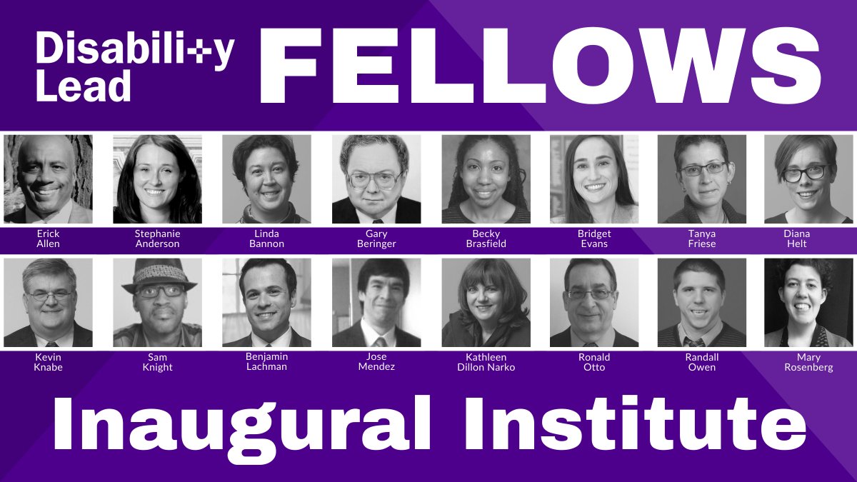 WeAreDisLead's tweet photo. #ThrowbackThursday
Behold: our Inaugural Institute Fellows!

Are you interesting in following their footsteps by learning to lead with your disability identity? Apply to be a 2022 Fellow! Early bird deadline: 9/24. Final deadline 10/8.  https://t.co/dRGDloDCgo

#2022Institute https://t.co/jGW8afElbi