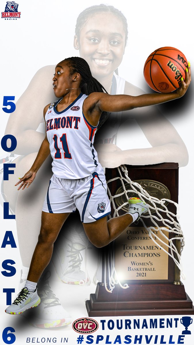 Belmont WBasketball (@belmontwbb) on Twitter photo 🏆🏆🏆🏆🏆 𝙤𝙛 𝙩𝙝𝙚 𝙡𝙖𝙨𝙩 𝙨𝙞𝙭 <a href="/OVCSports/">Ohio Valley Conference</a> 𝙏𝙤𝙪𝙧𝙣𝙖𝙢𝙚𝙣𝙩 𝙩𝙞𝙩𝙡𝙚𝙨 𝙧𝙚𝙨𝙩 𝙞𝙣 #Splashville 😏
#ItsBruinTime 🏆🏆🏆🏆🏆 𝙤𝙛 𝙩𝙝𝙚 𝙡𝙖𝙨𝙩 𝙨𝙞𝙭 <a href="/OVCSports/">Ohio Valley Conference</a> 𝙏𝙤𝙪𝙧𝙣𝙖𝙢𝙚𝙣𝙩 𝙩𝙞𝙩𝙡𝙚𝙨 𝙧𝙚𝙨𝙩 𝙞𝙣 #Splashville 😏
#ItsBruinTime