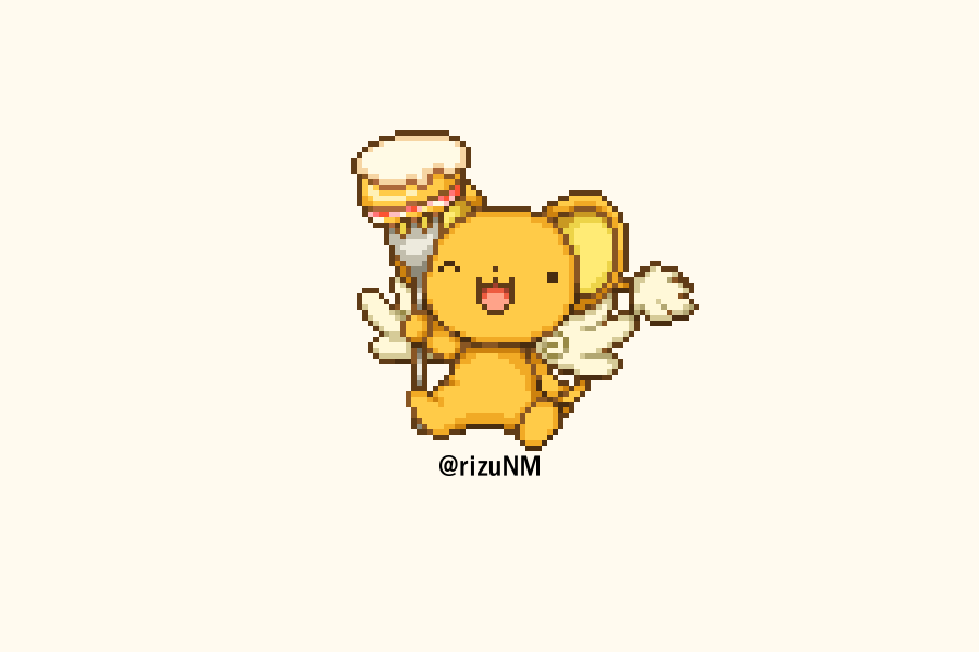 ケロちゃん 「ケロちゃん🍰ドット絵 」|リズのイラスト