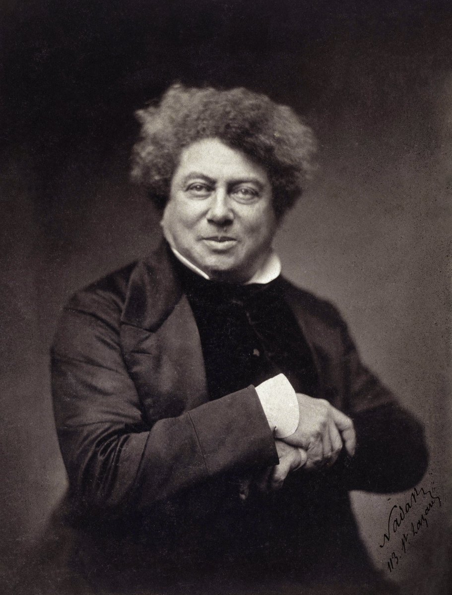 I just learned that Alexandre Dumas - writer of The Count of Monte Cristo and The Three Musketeers was a black man.

I’ve read both of these novels countless times for enjoyment &amp; for English classes - why was I never taught this?

#BlackErasure