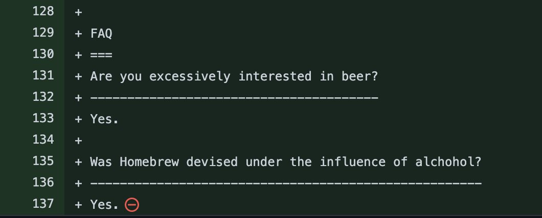 It's been only 7 hours since we launched and there's already appetite for the extremely rare specimen 'I'll start with a rare Belgian yeast and Sussex hops' by Homebrew's creator @mxcl gitnft.quine.sh/app/commits/f5… Definitely one for the Smithsonian 👨‍🎨