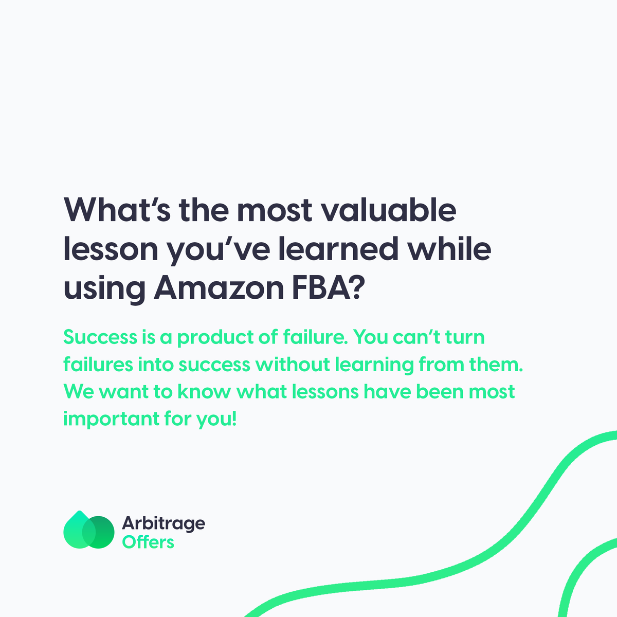ArbitrageOffers's tweet image. You can't become successful without learning from your failures. What lessons have you learned? 

(Psst.. arbitrageoffers.com)