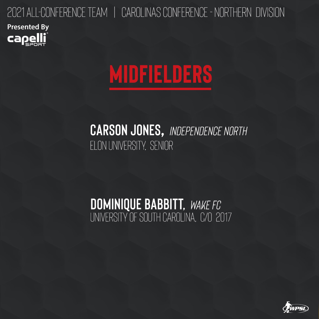 WPSL's tweet photo. π€ Another day, another round of All-Conference Teams to announce, this time from the South Region.
Join us in congratulating our #BestofWPSL honorees in the Northern Division of the Carolinas Conference!
#WPSL #HerGame https://t.co/tysRlTJJRv
