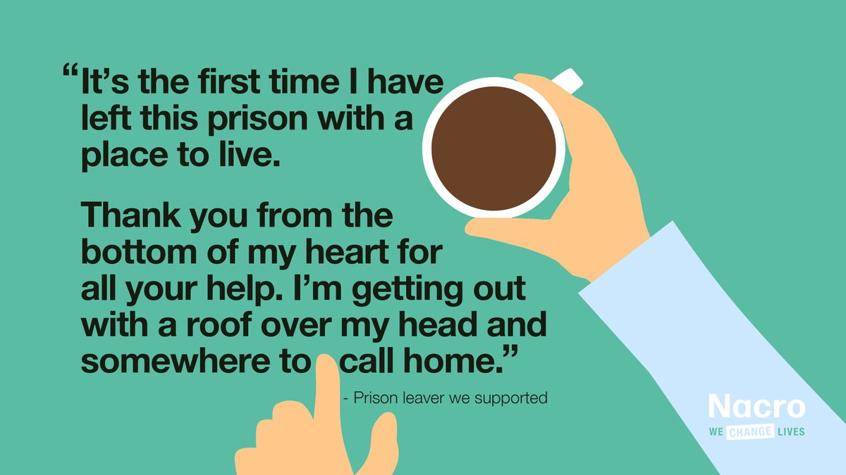 Nacro's tweet image. 🏠Our #resettlement teams support prison leavers to get housing, finances, ID &amp;amp; bank accounts, helping them move on after custody.

👇We love reading feedback from people we've supported (like below) &amp;amp; hearing about positive transitions. Find out more: nacro.org.uk/justice