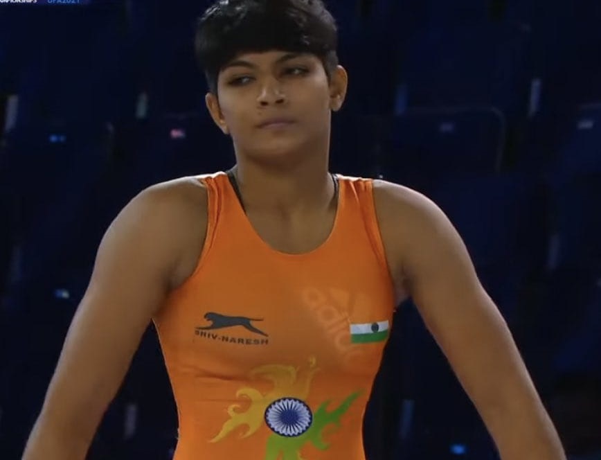 Media_SAI's tweet photo. #TeamIndia at Junior World Wrestling Championships, 2021
Women's Wrestling
🥈Bipasha (76kg) 
🥉Simran (50kg) 
🥉Sito (55kg) 

Sanju Devi (62kg) &amp; Bhateri (65 Kg) advance to the Finals while Saneh (72kg) will play for Bronze tomorrow 
#WrestleUfa
Watch this space for more updates! https://t.co/ABg0TWGMvr