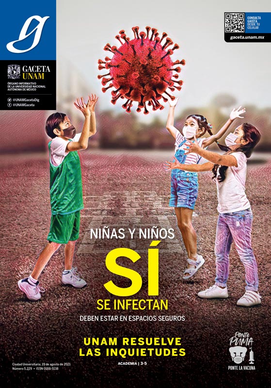 FIUNAM_MX's tweet photo. Hoy en @Gaceta_UNAM:

Niños y niñas sí se infectan 🤒 deben estar en espacios seguros.

La @UNAM_MX responde dudas de la sociedad 🗞➡️ https://t.co/0tl1gbxEGF https://t.co/mUpL9Zeyin
