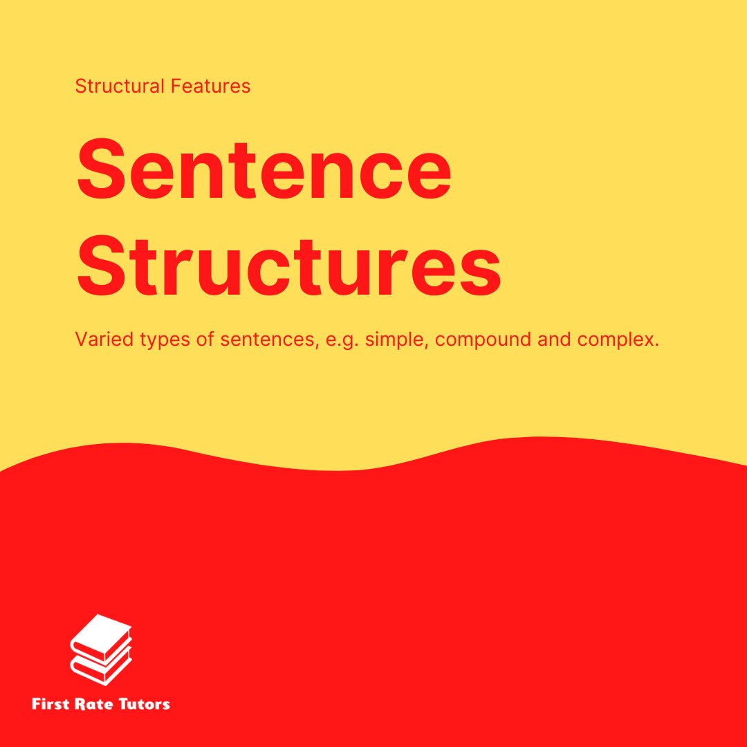 FirstRateTutors's tweet photo. Sentence structures can affect the fluency of the text, e.g. a sudden short sentence could reveal shocking information.

#gcse #gcse2021 #gcses #gcses2021 #gcsememes #gcserevision #gcseenglish #gcsestudygram #studygram #study #studymotivation #studynotes #studytube https://t.co/LhrCIYOzUb