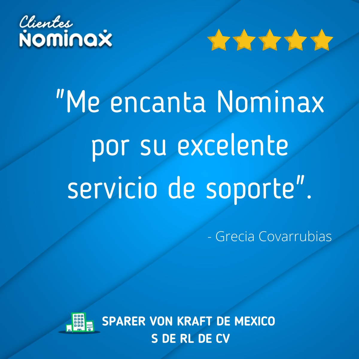 Nominax's tweet photo. #JuevesDeClientes

Esto es lo que opinan nuestros clientes 😍
¿Qué esperas para probar el mejor sistema de nómina? Regístrate ahora y obtén 30 días de servicio gratis. 👉 https://t.co/FSYCs2uPdK https://t.co/BlmmI6in2K