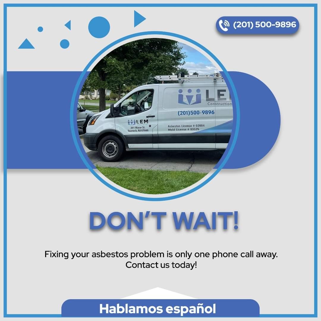 lemconstruction's tweet image. Call now!

LEM Construction services most of New Jersey

Contact: 201-500-9896
.
.
.
.
.
#costruction #constructionsites
#mold #removemold
#asbesto #asbestosremoval
#asbestosabatement
#moldavite #newjersey #newjerseywoodworking