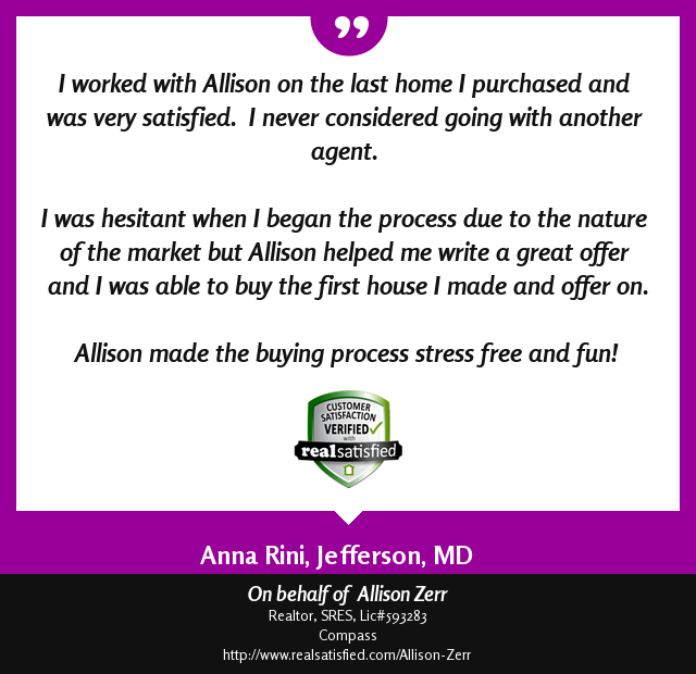 AtoZHomes's tweet photo. #Compass #allisonzerrrealtor #frederickMD #realestate https://t.co/UWp2vkfRnE via @realsatisfied https://t.co/zxx79Gjczh
