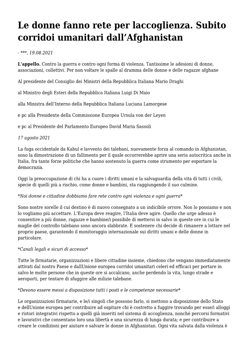 NoiDTelecom's tweet photo. Anche NoiD con Barbara Martini di #inclusionedonna firma l'appello alle Istituzioni per il sostegno delle #donne afghane. L'avvento dei #talebani rappresenta un grave pericolo: invece di proseguire in un percorso di #emancipazione,  le donne rischiano di tornare senza identità. https://t.co/pkKOgKhnHs