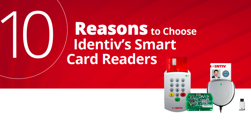 identivinc's tweet image. Why Choose Identiv&apos;s Smart Card Readers?

We are THE trusted brand for #smartcardreader #technology and have been for 25 years. Our #contactless expertise is considered the best in the industry. 

Need more reasons? bit.ly/3iPOfdO 

#verified #logicalaccesscontrol